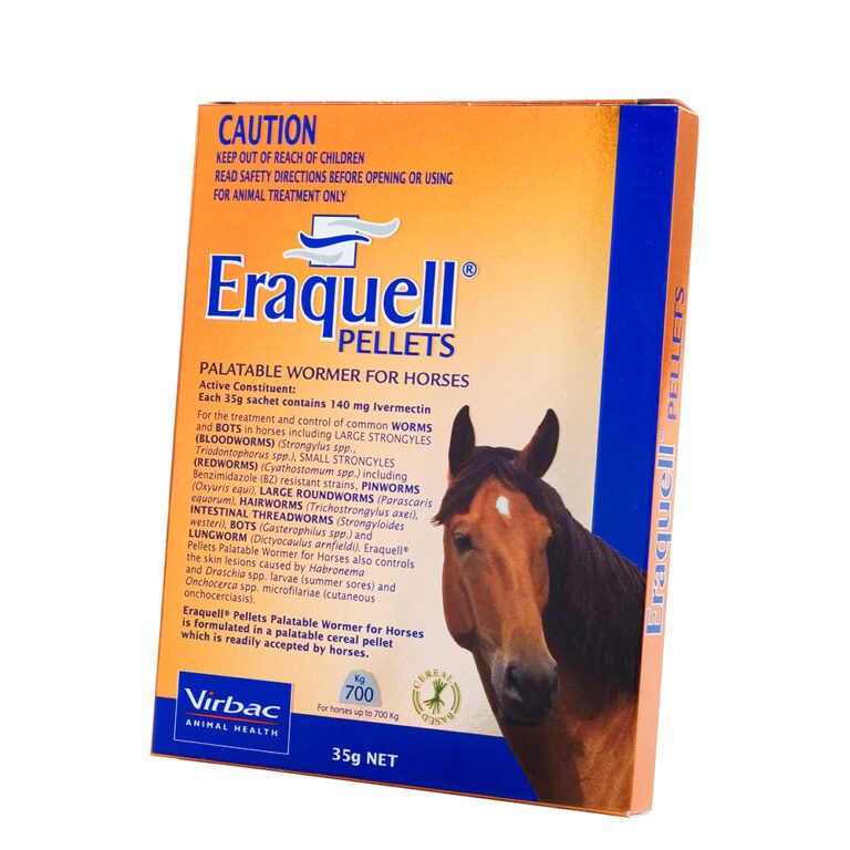 Virbac Eraquell Horse Wormer Pellets AG Warehouse